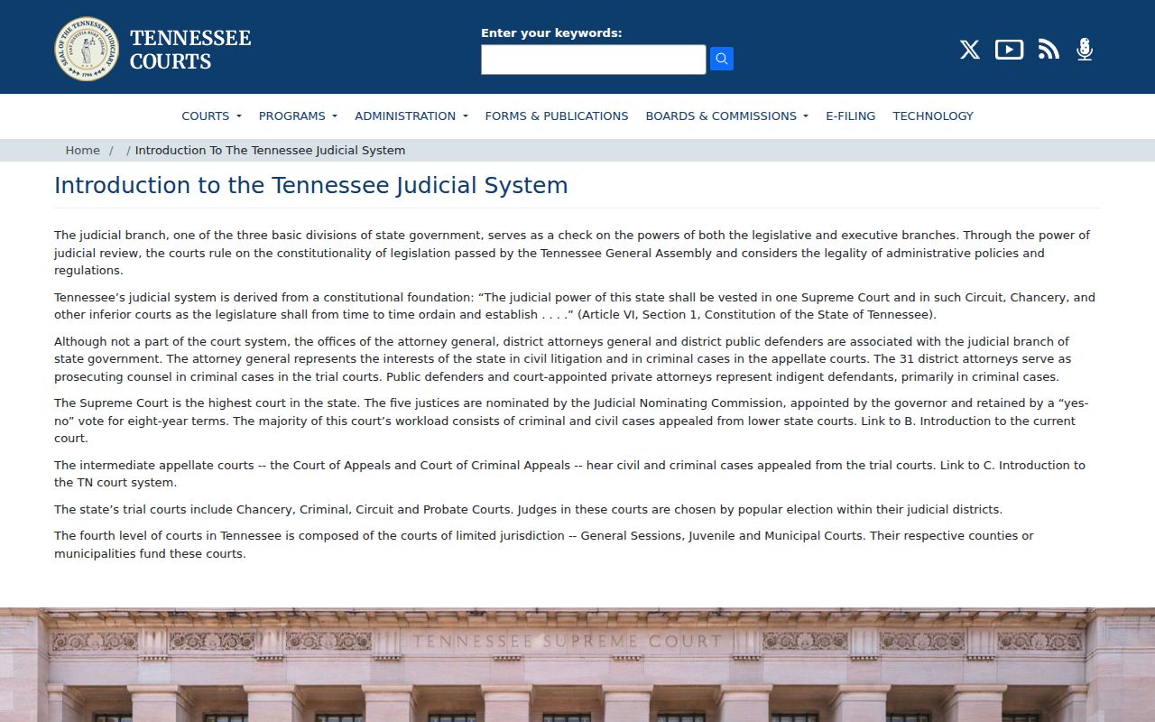 Trousdale County arrest warrant reference, Tennessee court-level summary