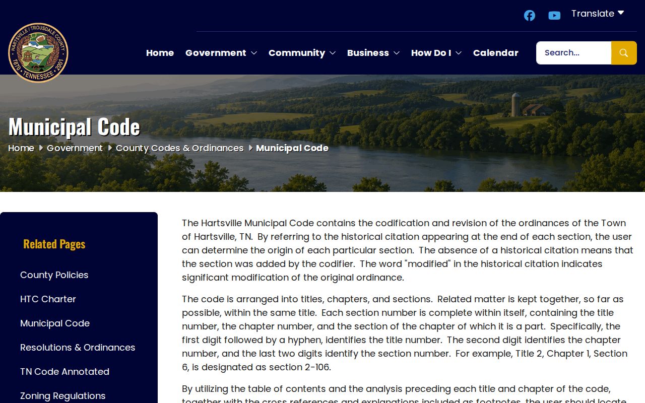 Hartsville municipal court warrant reference, code titles for municipal court and traffic